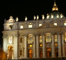 St Peter Basilica by night