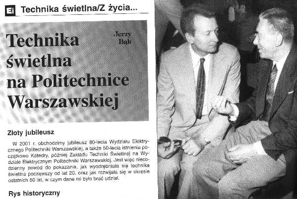 Prof. Tadeusz Oleszyński i doc. dr hab. Jerzy Bąk (1970)