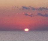 Picturescque sunrise on the banks of Mediterranean Sea